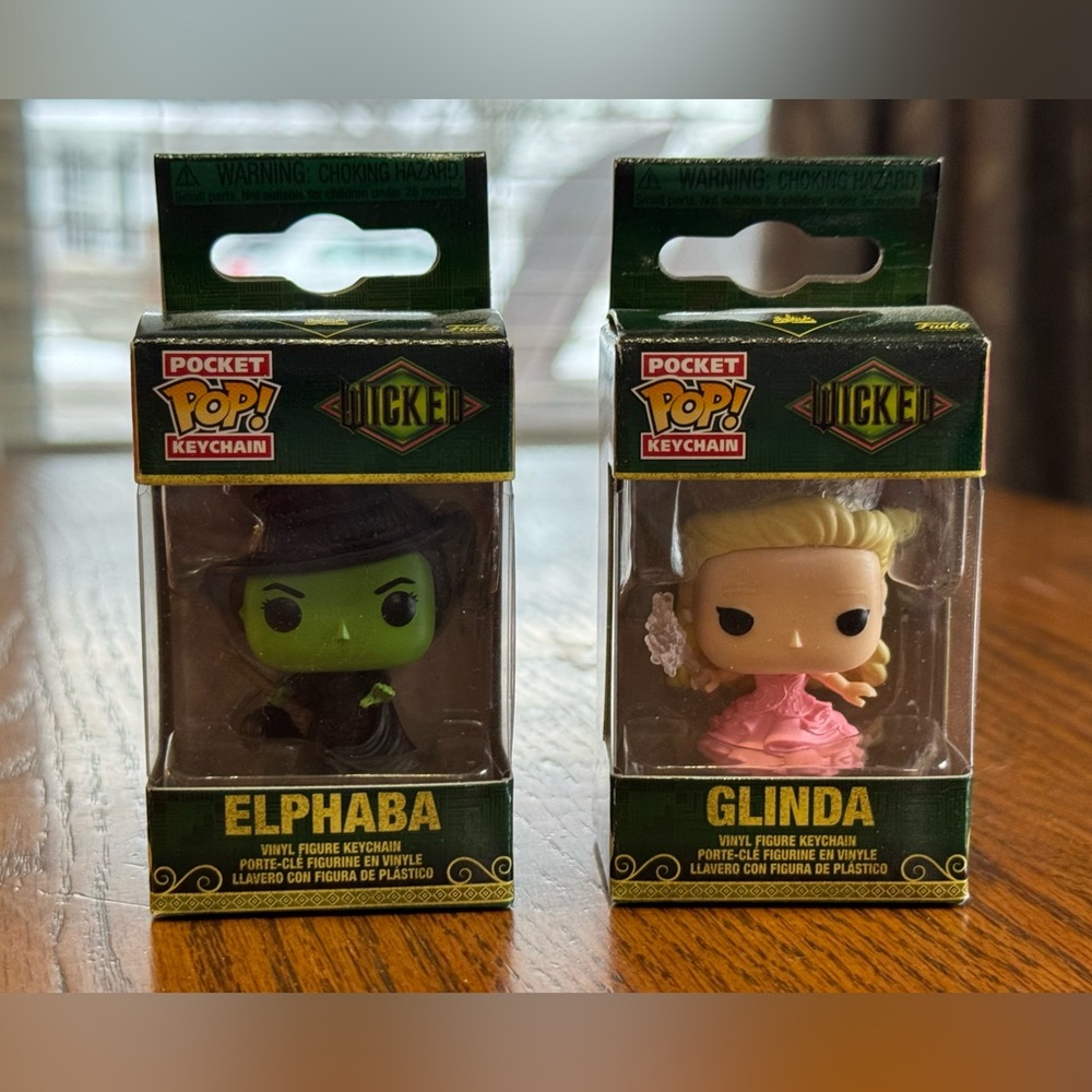 NIB Funko Pop Wicked Character Keychains